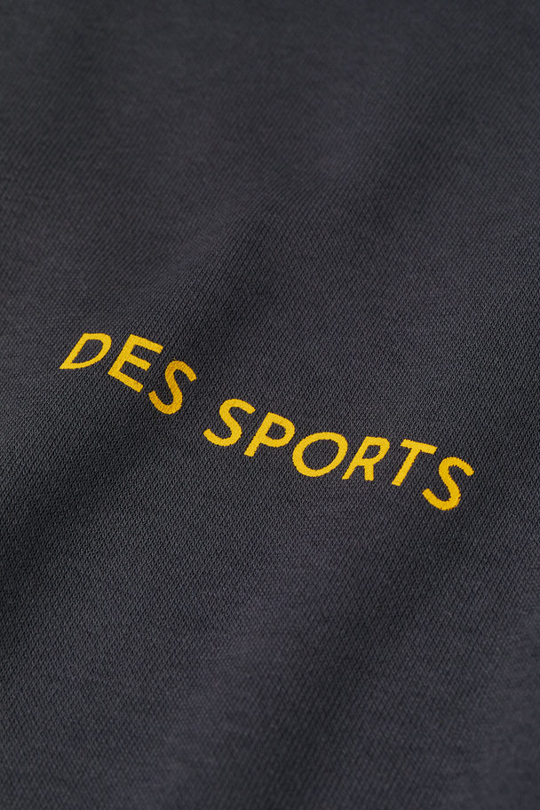 H&M Sweatshirt Dress Dark Grey/des Sports