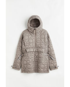 H&m+ Thermolite® Quilted Popover Jacket Beige