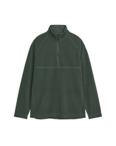 Active Fleece Half-zip Jacket Dark Green