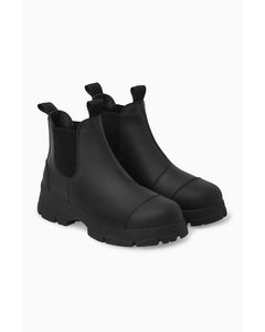 Chunky Rubber Boots Black