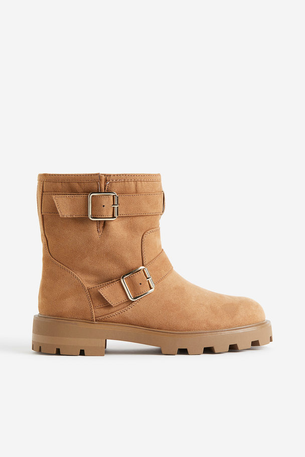 H&M Chunky Boots Brown