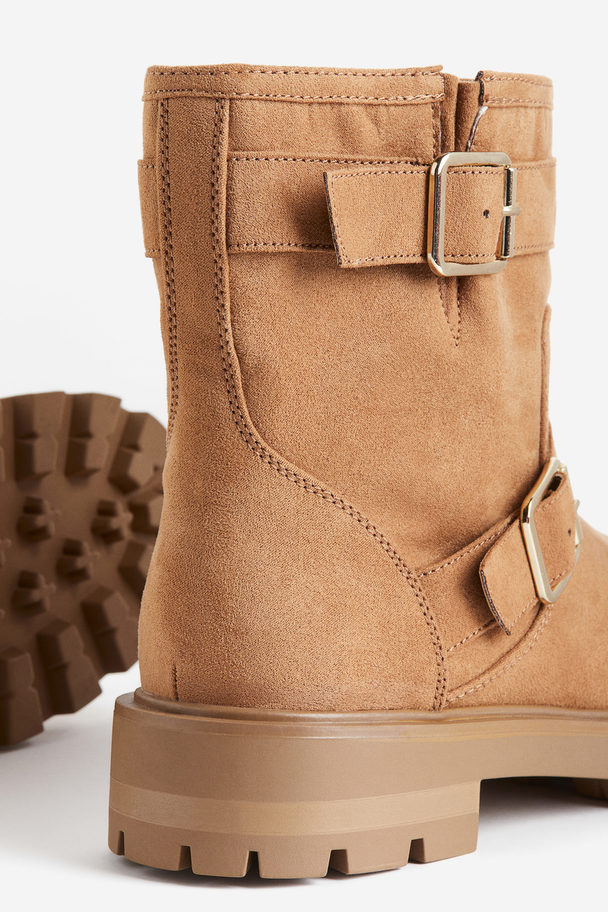H&M Chunky Boots Brown