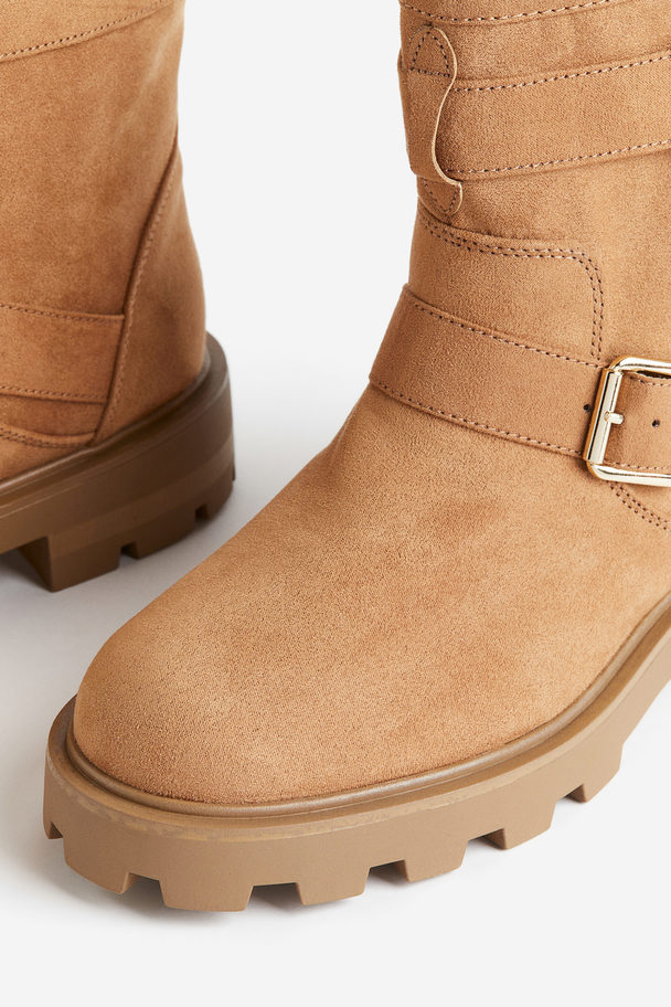 H&M Chunky Boots Bruin
