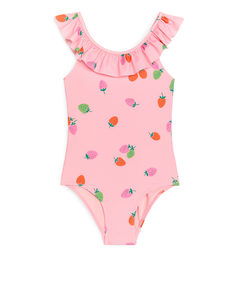 Frill Swimsuit Pink