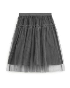 Tulle Skirt Dark Grey