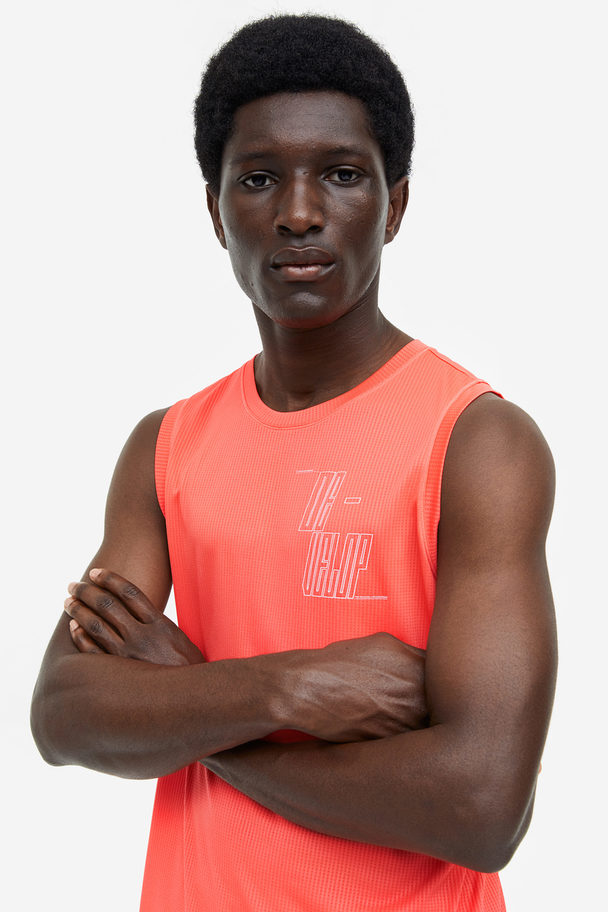 H&M Drymove™ Running Vest Top Coral/develop