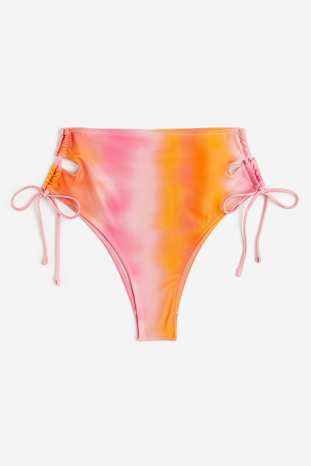 H&M Bikinihose Brazilian Rosa/Orange