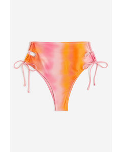 Brazilian Bikini Bottoms Pink/orange