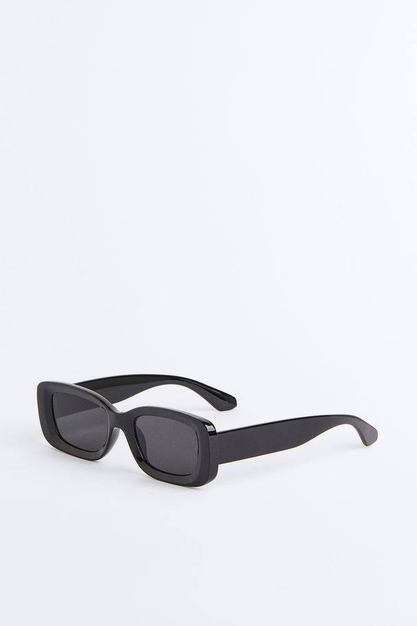 H&M Rektangulære Solbriller Sort