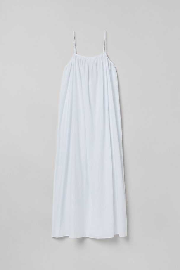 H&M Luftiges Baumwollkleid Weiß