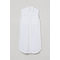 Ärmelloses Blusenkleid Weiß
