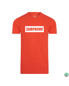 Subprime Shirt Block Rood Rod