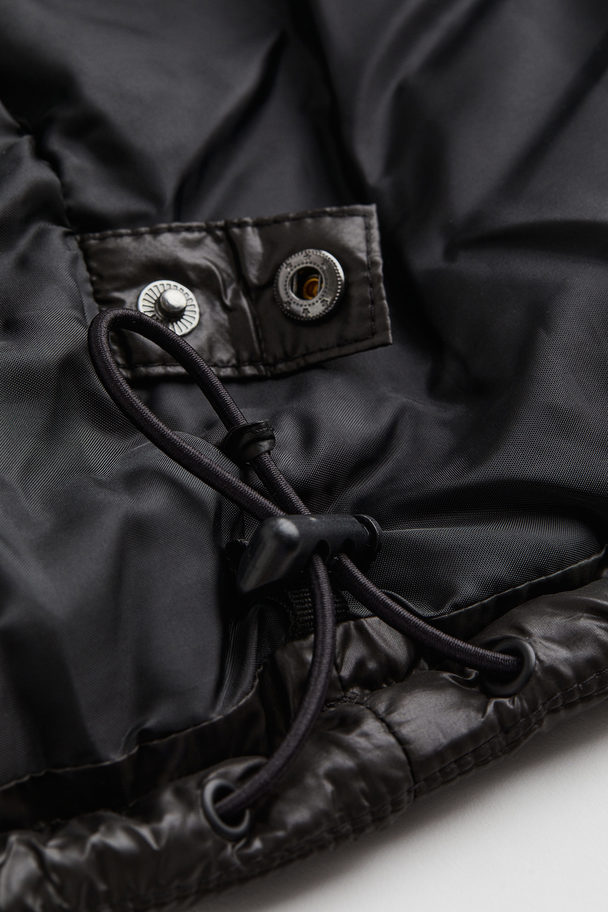 H&M Water-repellent Puffer Jacket Black