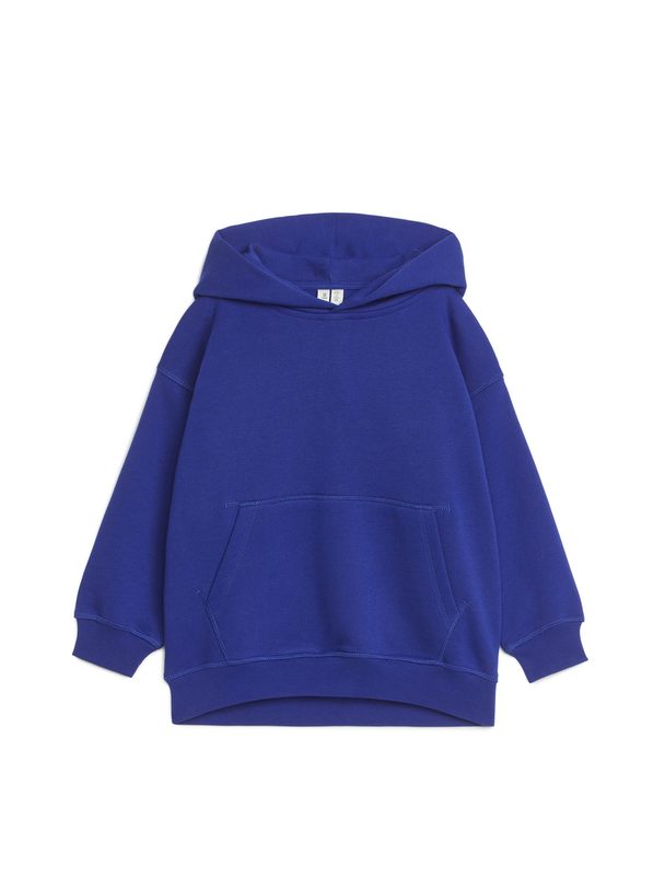 Arket French Terry Hoodie Bright Blue