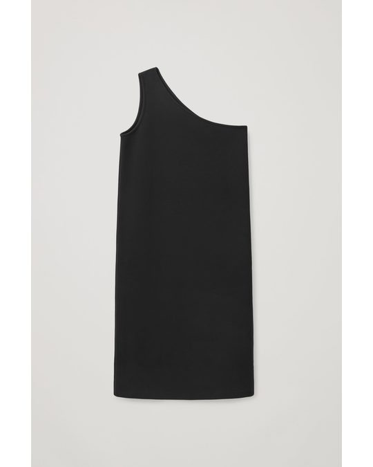 COS One-shoulder Dress Black