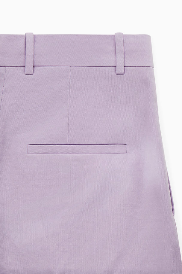 COS Wide-leg Tailored Trousers Light Lilac