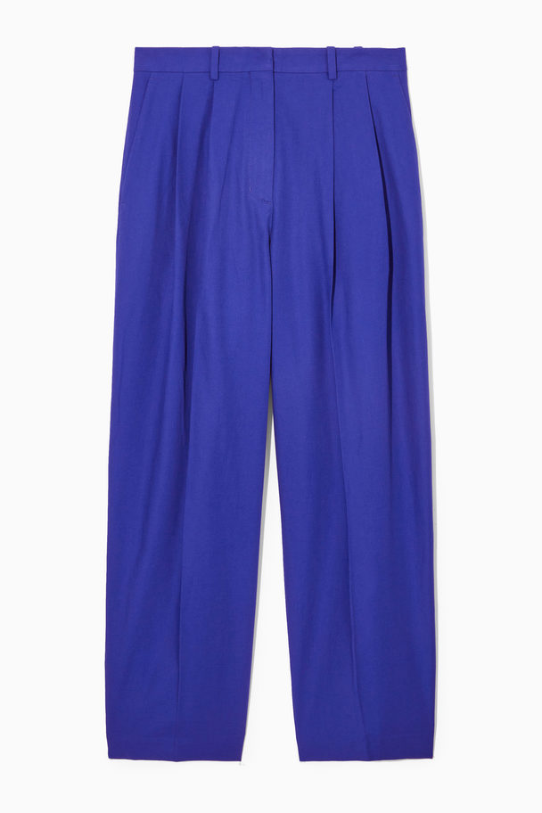 COS Wide-leg Tailored Trousers Bright Blue