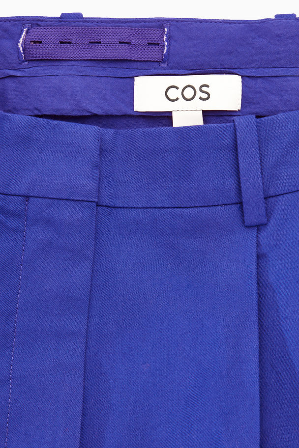 COS Wide-leg Tailored Trousers Bright Blue