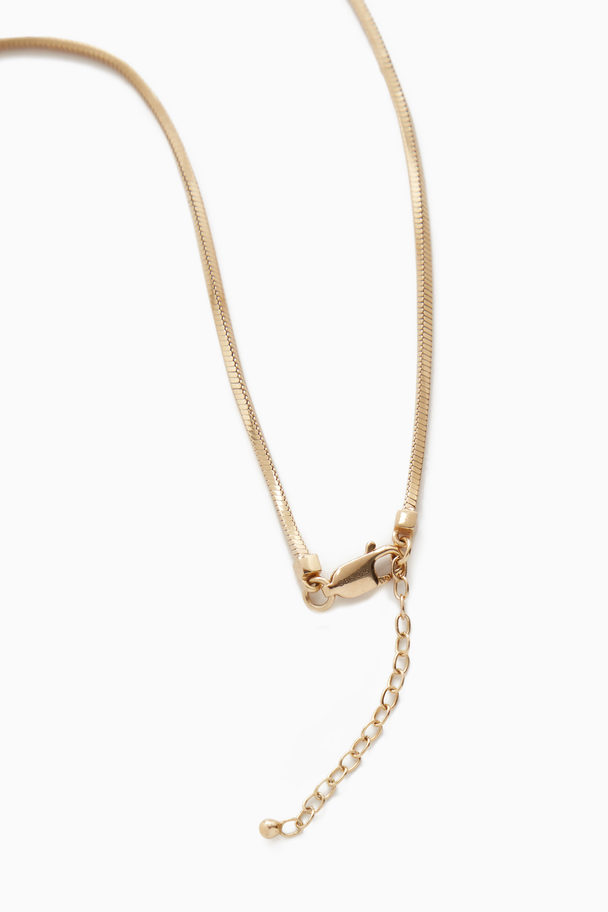 COS Gold-plated Sterling Silver Chain Necklace Gold