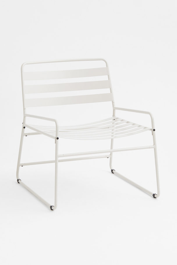 H&M HOME Metal Lounge Chair White