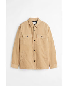 Relaxed Fit Overshirt I Cord Beige