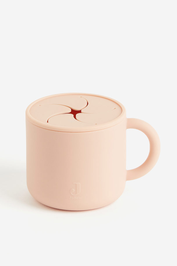 H&M HOME Silicone Snack Cup Pale Pink