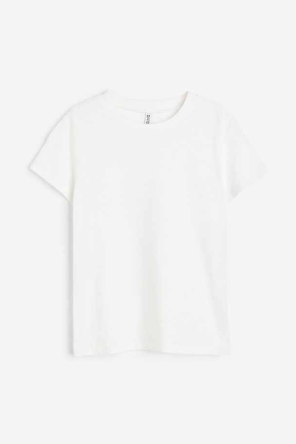 H&M Fitted T-shirt White
