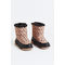 Warm-lined Waterproof Boots Powder Pink/leopard Print