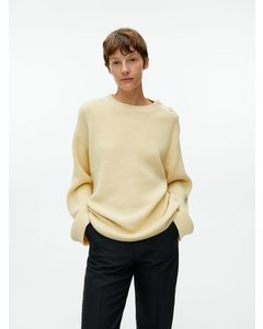 Pullover aus Wolle und Baumwolle Vanilla
