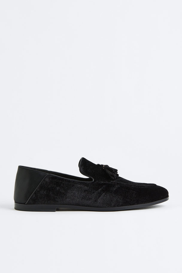 H&M Tasselled Loafers Black