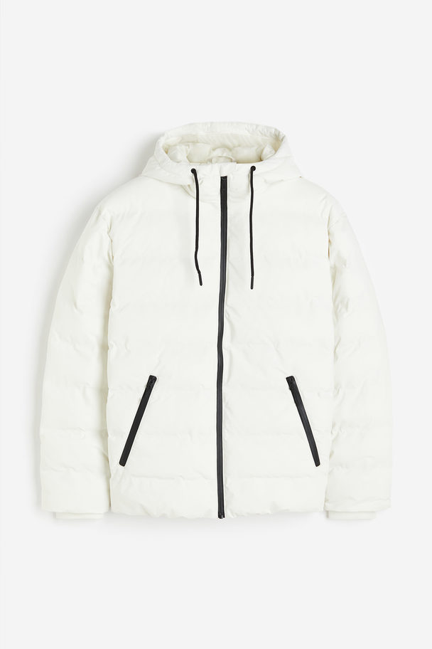 H&M Water-repellent Puffer Jacket Light Beige