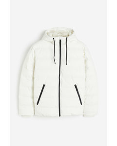 Water-repellent Puffer Jacket Light Beige