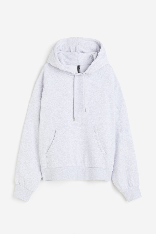 H&M Oversized Hoodie Hellgraumeliert