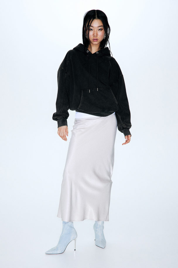 H&M Oversized Capuchonsweater Zwart