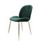 Chair Charlize 110 2er-Set green / brass