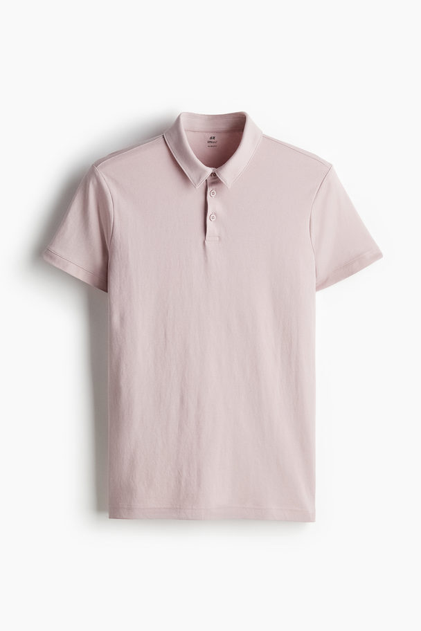 H&M COOLMAX® Poloshirt Slim Fit Rosa