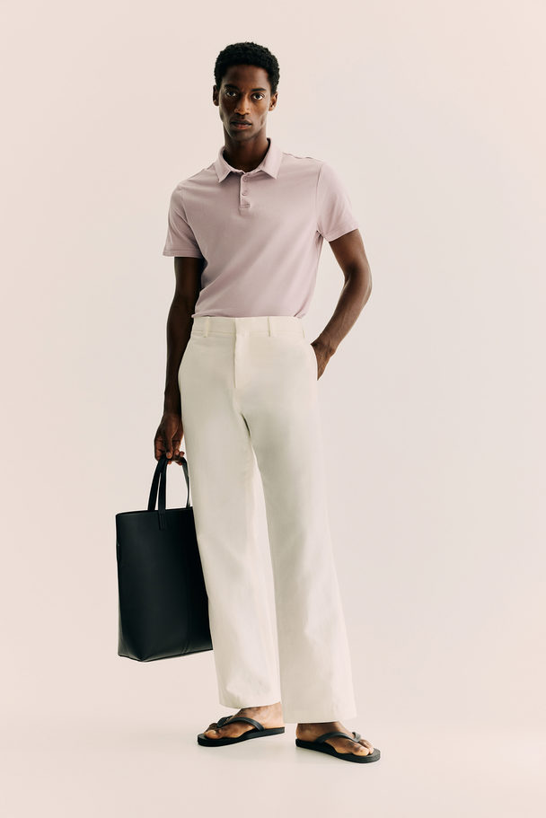 H&M COOLMAX® Poloshirt Slim Fit Rosa