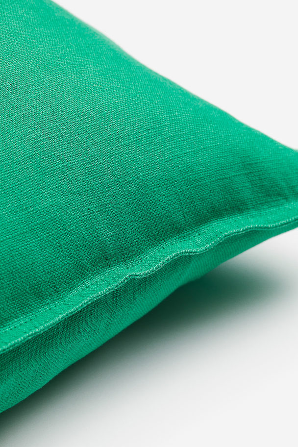 H&M HOME Kissenhülle aus Leinen Grün