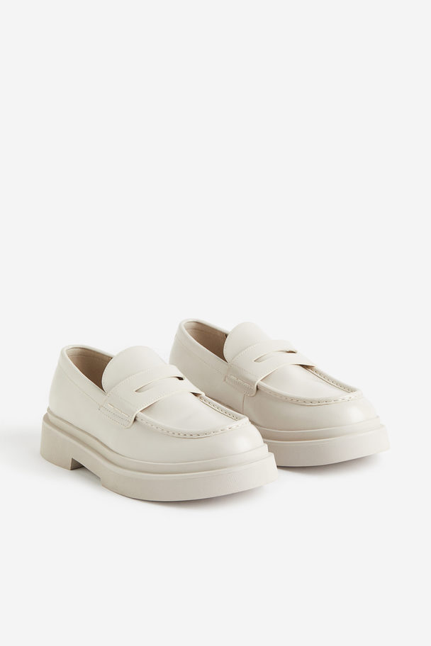 H&M Chunky Loafers Lys Beige