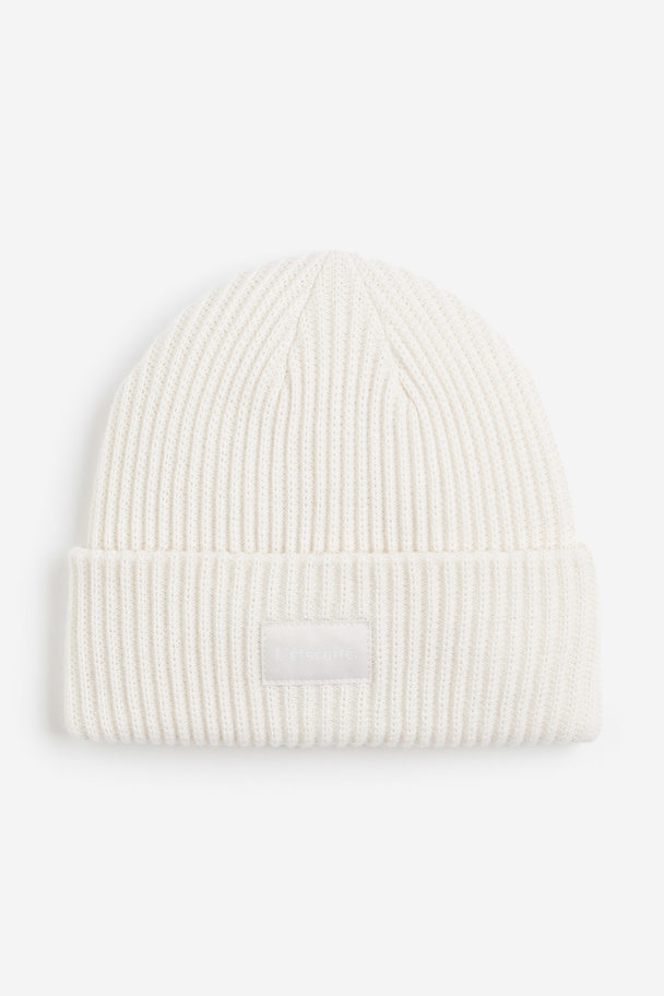H&M Knitted Hat White