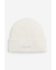 Knitted Hat White