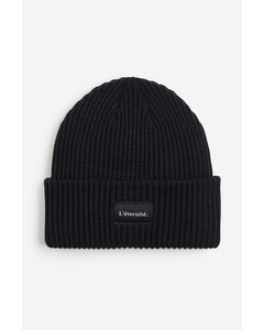 Knitted Hat Black/possibilité