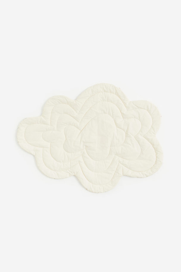 H&M Cloud-shaped Baby Mat Light Beige/patterned