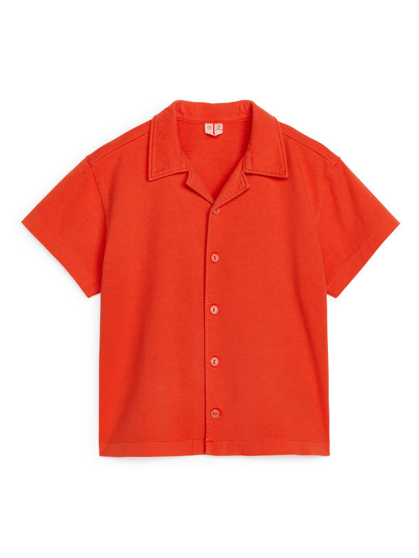 ARKET Resort Shirt Bright Red