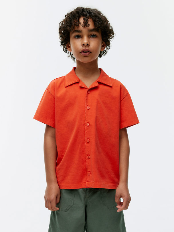 ARKET Resort Shirt Bright Red