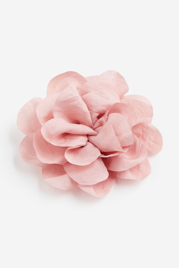 H&M Flower-shaped Hair Clip Light Pink