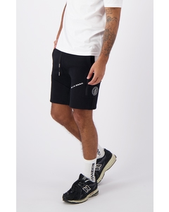 STRIPE SWEATSHORTS Schwarz