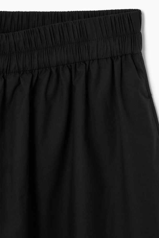 COS Gathered Wide-leg Trousers​ Black