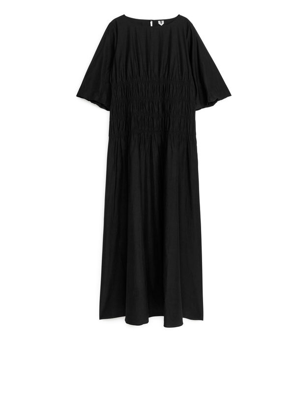 ARKET Short-sleeved Maxi Dress Black