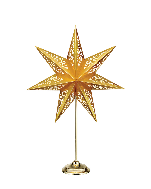 Markslöjd Vallby Bordsstjärna 66cm Guld